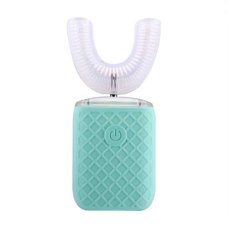 Smart U-shaped Electric Toothbrush, Soft Silicone Bristles for Teeth Cleaning, Suitable for Daily Oral Care for Men and Women, Long Battery Life, Convenient for Travel, Perfect Gift for Family and Friends on Valentine'S Day,