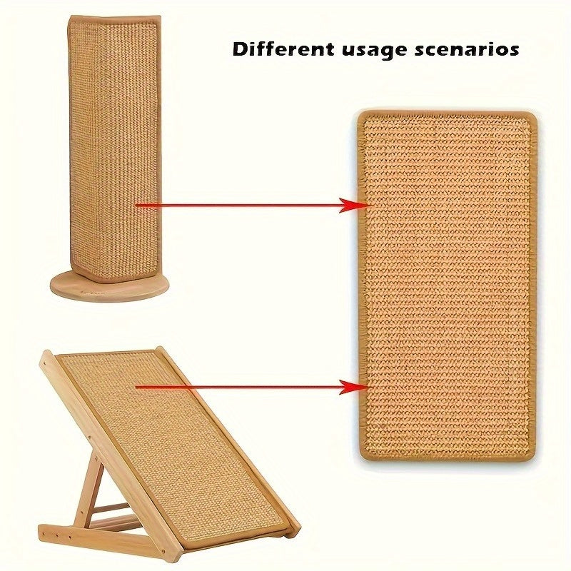 1 Sturdy Sisal Cat Scratching Pad - (Excluding Wooden Frame And Other Structures), Suitable for Sofa Safety Design, Suitable for Exercise And Rest - Is The Perfect Gift for Cats And Is Their Favorite Gift.