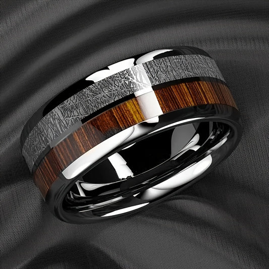 Men'S Stainless Steel Ring for Business - Stylish Design for Weddings - a Romantic Engagement And Holiday Gift, Perfect for Couples, Fathers, And Friends
