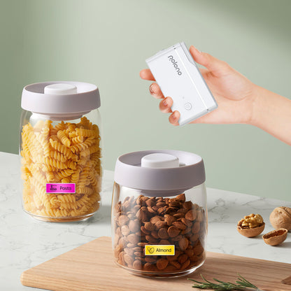 Portable Label Printer And Label Paper, P31S Mini Label Printer, Wireless Connection, No Need for Ink Or Toner, Suitable for Smartphones, Home, Office, School, Equipped with a Roll of Self-Adhesive Label Paper, Available in D