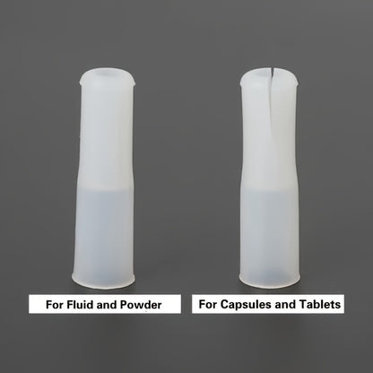 Dual-Use Pet Medicine Syringe with Soft Tip - Easy Pill Dispenser for Cats and Small Animals, Durable Plastic