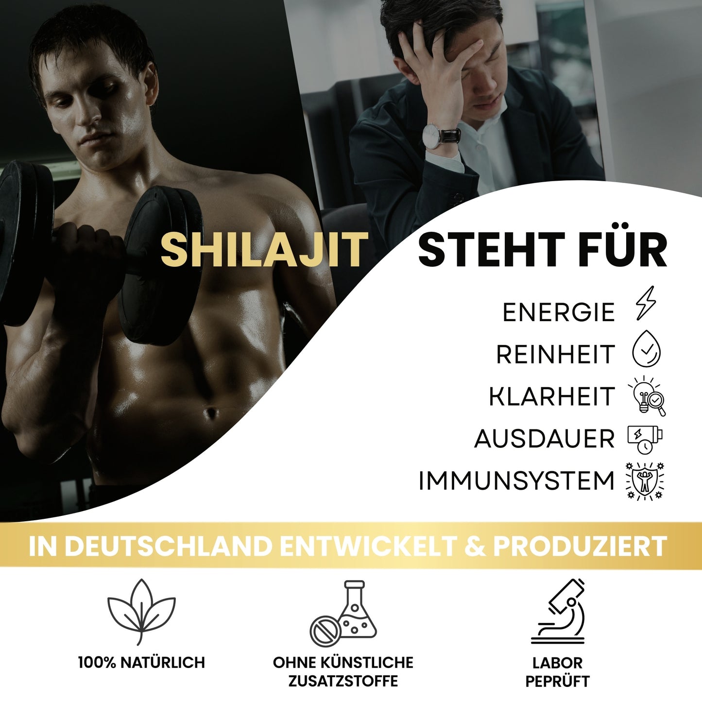 Marble Shilajit Original Himalaya Capsules with MCT Oil - Mumijo Shilajit 120pcs Ultra High-Dose in a Bag - 1536 Mg Daily Dose Vegan - Filled And Laboratory-Tested in Germany - Made in Germany