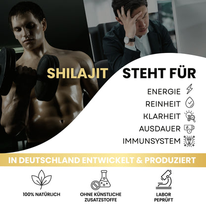 Marble Shilajit Original Himalaya Capsules with MCT Oil - Mumijo Shilajit 120pcs Ultra High-Dose in a Bag - 1536 Mg Daily Dose Vegan - Filled And Laboratory-Tested in Germany - Made in Germany
