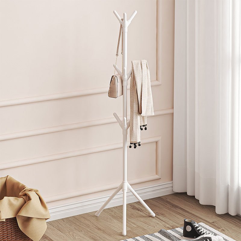 1pc Minimalist 9-Branch Coat Rack – Perfect for Hanging Clothes, Jackets, Trench Coats, Caps, Bags & Accessories with Ease. Black and White Design Complements Any Decor Style to Keep Your Space Neatly Organized