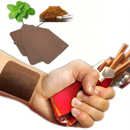 Mint Leaf & Tar Aroma Stickers - Long-Lasting 72-Hour Fresh Mint Scent, Natural Nicotine-Free Odor Neutralizer Patches, Plant-Based Anti-Cigarette Smoke Sticky for Clothing, Cars, Homes - Multi-Pack Options Available, Clothin