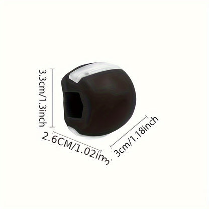 1pc Silica Gel Jaw Exerciser, Face Stress Ball, Jawline Facial Muscle Trainer, Home Fitness Exercise Equipment