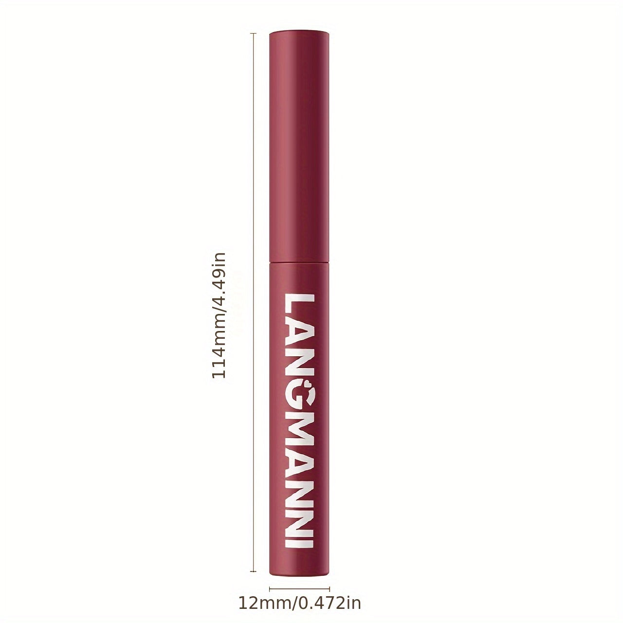 Single Pack of Matte Lipstick in 12 Colors with Lasting Moisture