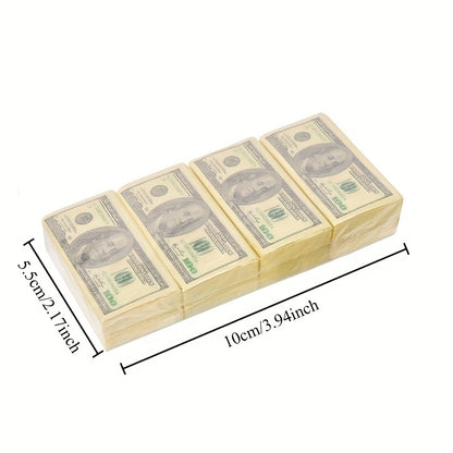 100 Dollar Bill Napkins - Disposable US Dollar Bills for Weddings, Birthdays & Party Tricks - High-Quality Paper Napkins with Bold $100 Bill Design, Napkins Disposable, Birthday Party Supplies, Bold Design, Quality Paper Napk