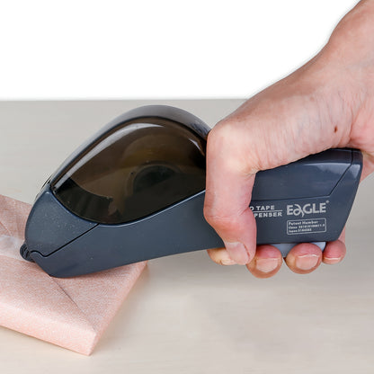 Eagle Automatic Tape Dispenser, Tape Gun Single Handheld Design perfect for Christmas and home gift wrapping, Free 1 Roll of 0.5 Inch (12 mm) and 1 Roll of 0.75 Inch (19 mm) Tapes
