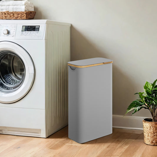 Laundry Basket, Laundry Collector with Lid, 65 L, Removable Laundry Bag, Oxford Fabric, Foldable