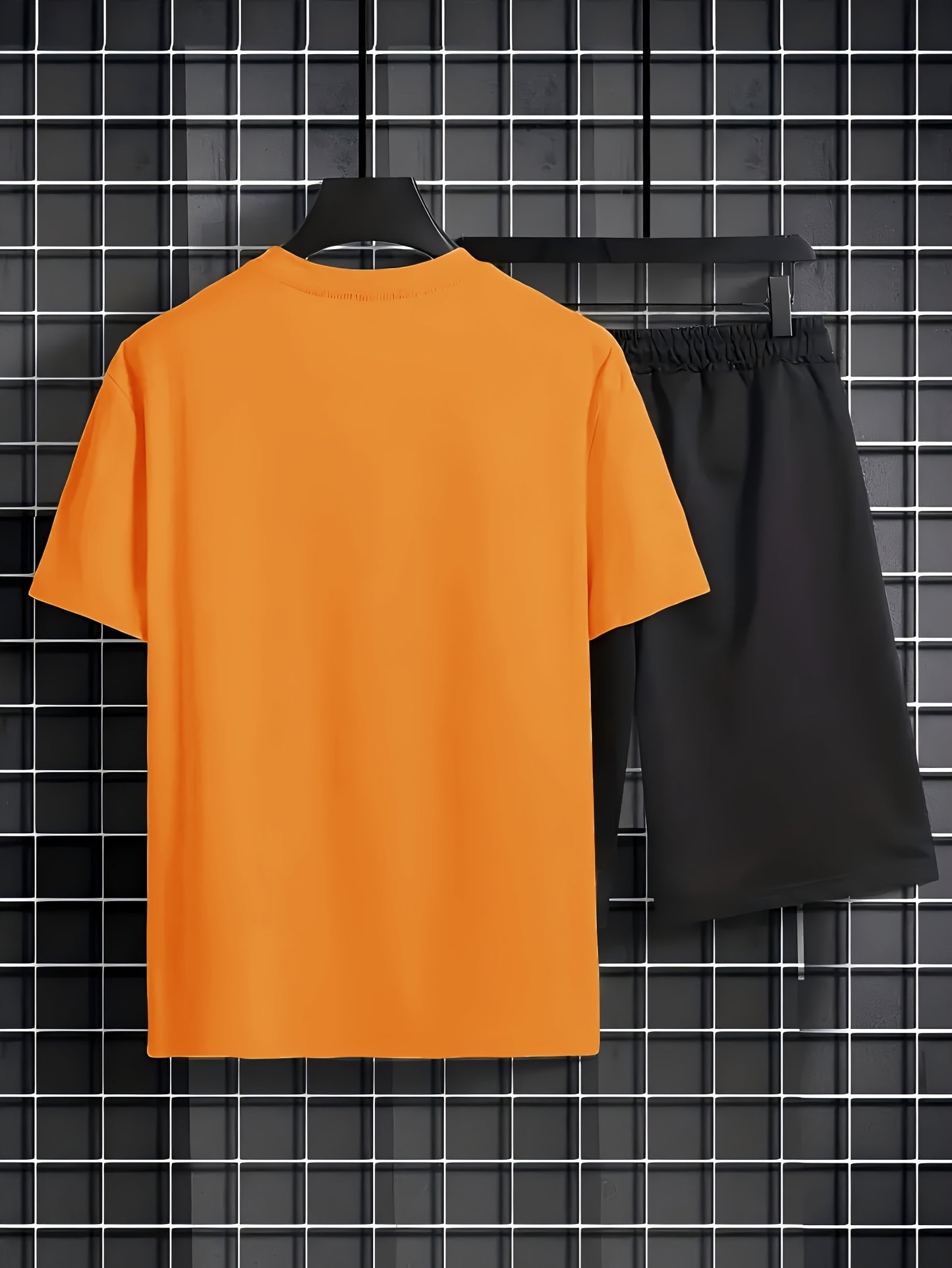 Summer New Men's Casual Home T-Shirt and Shorts Set