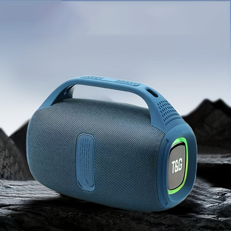 T&G Portable Wireless Wireless Speaker - 24W HD Stereo Sound, IPX4 High Quality & Dustproof, Long-Lasting 3600mAh Battery, Dual Speakers, Compatible with Phone/ Tablet/TV/PC, USB-C Portable Charger - for Home, Travel, Party,