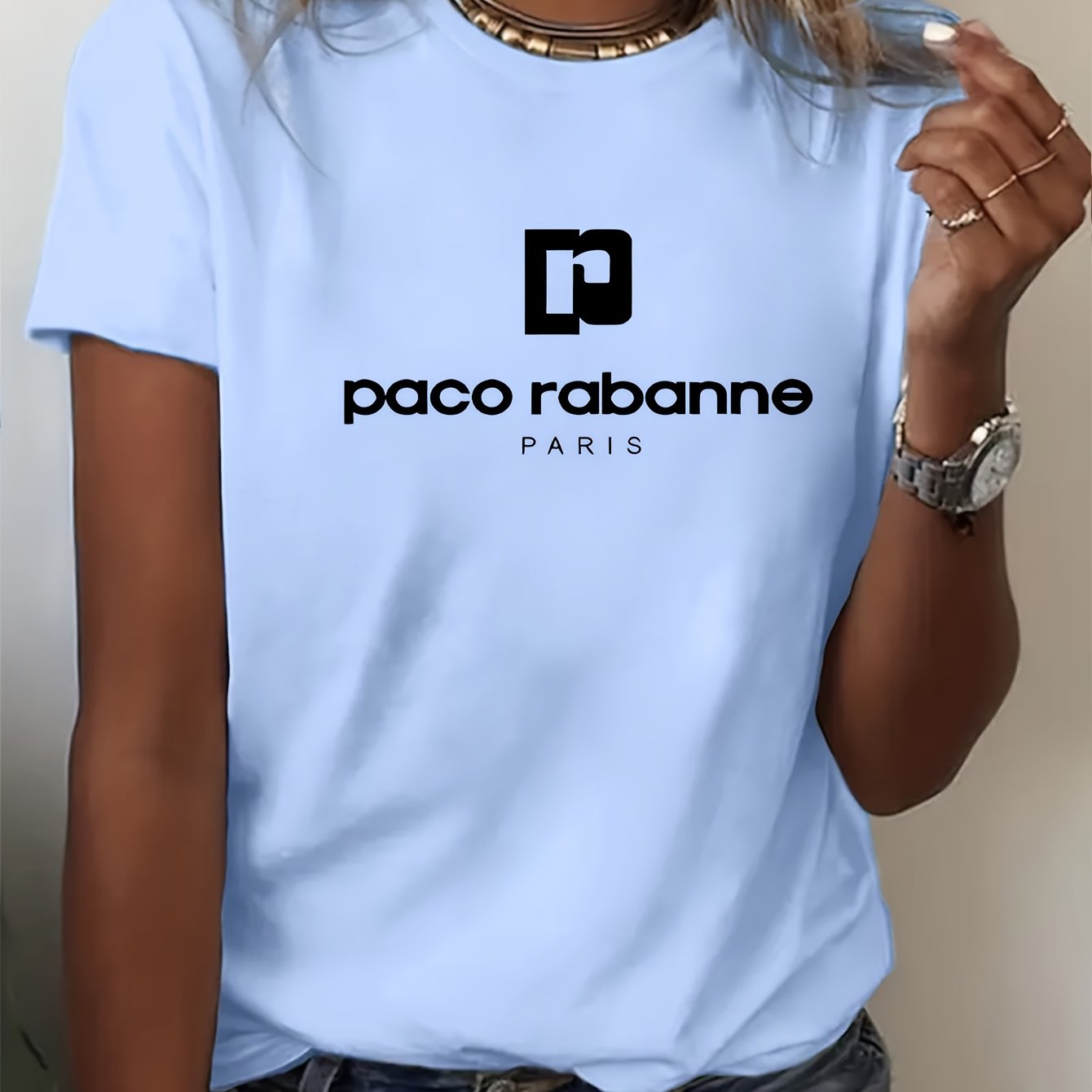 Women'S Soft Pink T-Shirt - Minimalist Elegant Y2K Retro Graphic Tee with Bold Lettering - Everyday Casual & Formal Outfits - Sizes S-XXL - Non-See-Through Fabric - Women'S Fashion Top, Ladies T Shirts, Versatile Clothing, Me