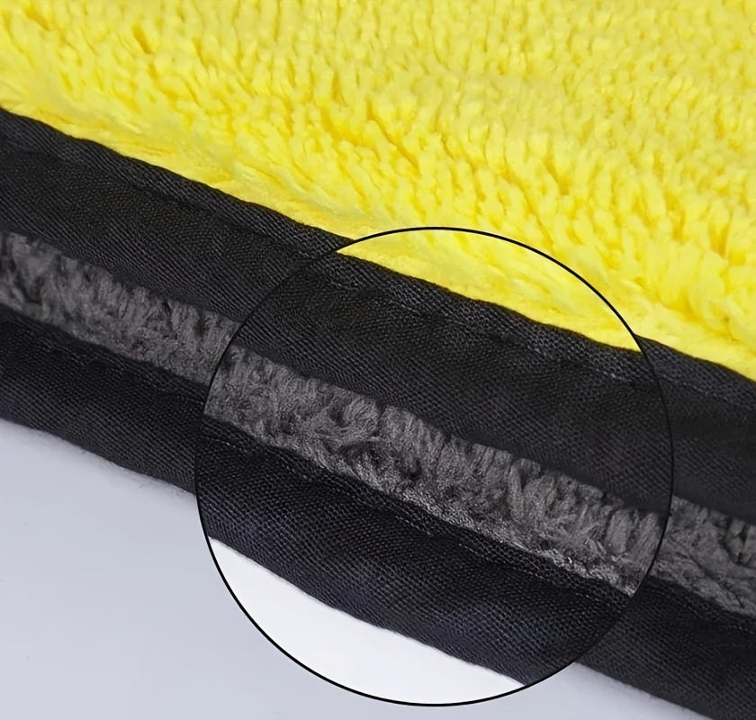 10pcs of microfiber car cleaning wipes, car wash towels, dry absorbent microfiber cleaning cloths, car wash drying wipes, car detail cleaning - Dad's Father's Day gift