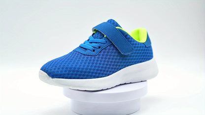Youngsters' Breathable Mesh Sneakers with Closure - Lightweight EVA Sole, Black & Orange Accents, Low-Top Casual Sports Shoes for Boys & Girls, Spring Summer Fall Play & Daily Wear, Youngsters Sneakers, Youngsters'S Footwear,