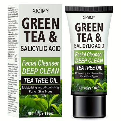 XIOIMY Green Tea & Salicylic Acid Facial Cleanser - 60g