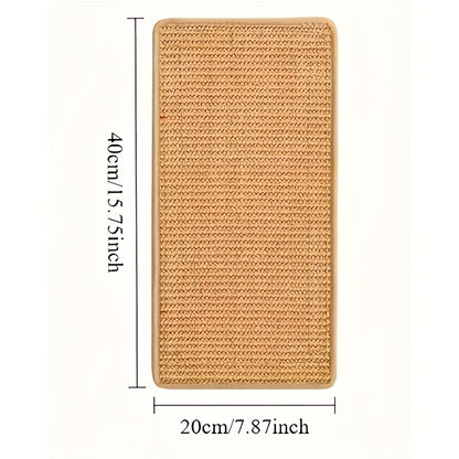 1 Sturdy Sisal Cat Scratching Pad - (Excluding Wooden Frame And Other Structures), Suitable for Sofa Safety Design, Suitable for Exercise And Rest - Is The Perfect Gift for Cats And Is Their Favorite Gift.