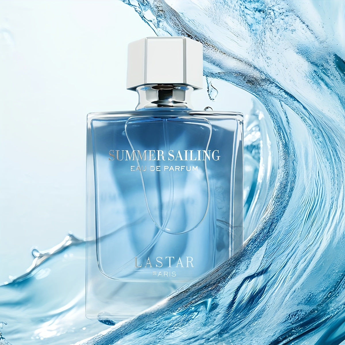 LASTAR Summer Sailing Eau de Parfum - Aquatic Floral Scent with Citrus, Sea Water & Cedarwood, Long-Lasting Fresh Perfume for Women & Men, Travel & Commute, Gift Box Packaging, Commute Fragrance, Sleek Bottle Design, Durable