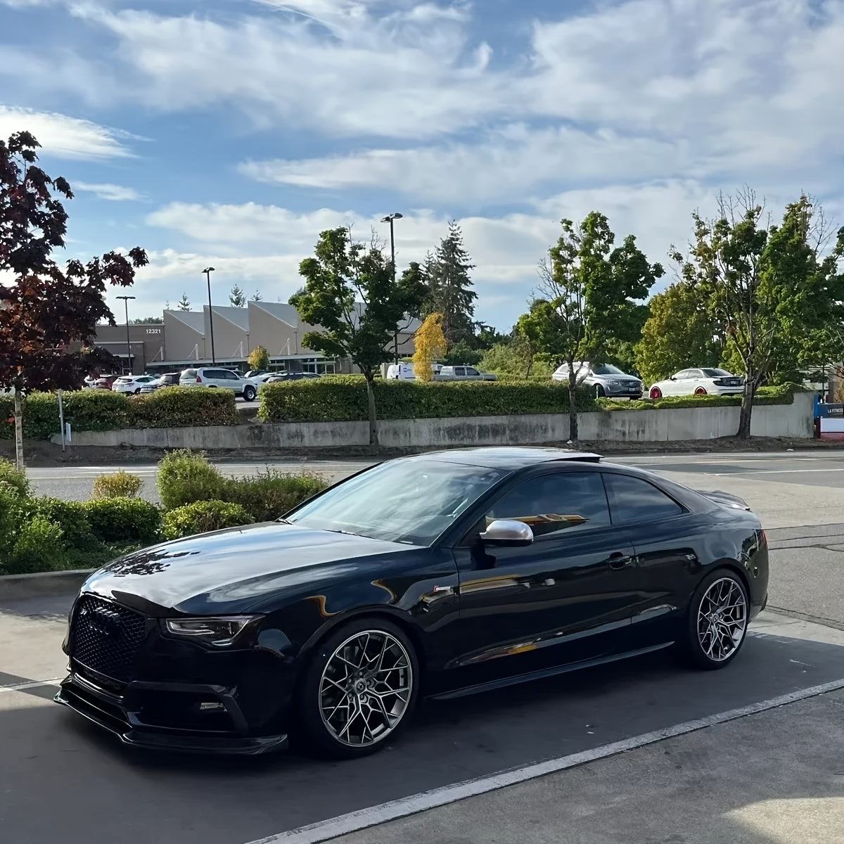 For Audi A5 S5 A4 A6 A7 Front Bumper Splitter Kit, 2012-2016, Durable Plastic, Easy Installation, Enhances Aerodynamics, Air Deflector, A5S Part Number, A5S Part Numbe