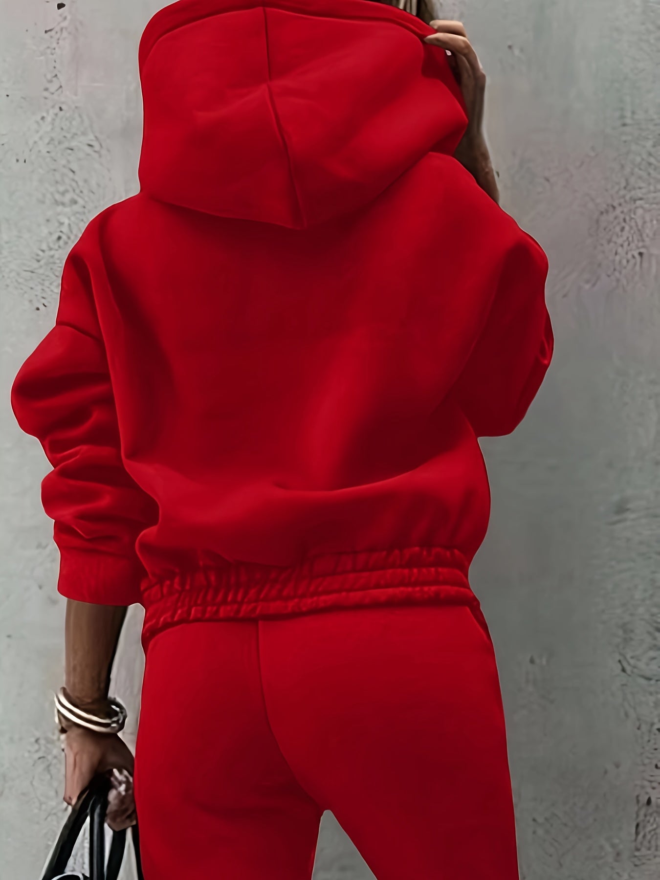 Autumn and Winter Women'S Fashion Casual Sweatshirt Set, European and American Style