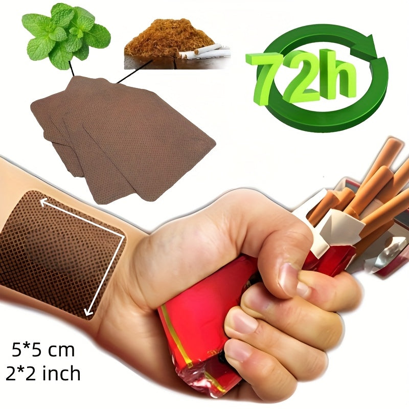 Mint Leaf & Tar Aroma Stickers - Long-Lasting 72-Hour Fresh Mint Scent, Natural Nicotine-Free Odor Neutralizer Patches, Plant-Based Anti-Cigarette Smoke Sticky for Clothing, Cars, Homes - Multi-Pack Options Available, Clothin