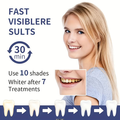 56pcs/28pairs 9D Teeth Strips Set, Safe and, Removes Dirt, Brightens Teeth