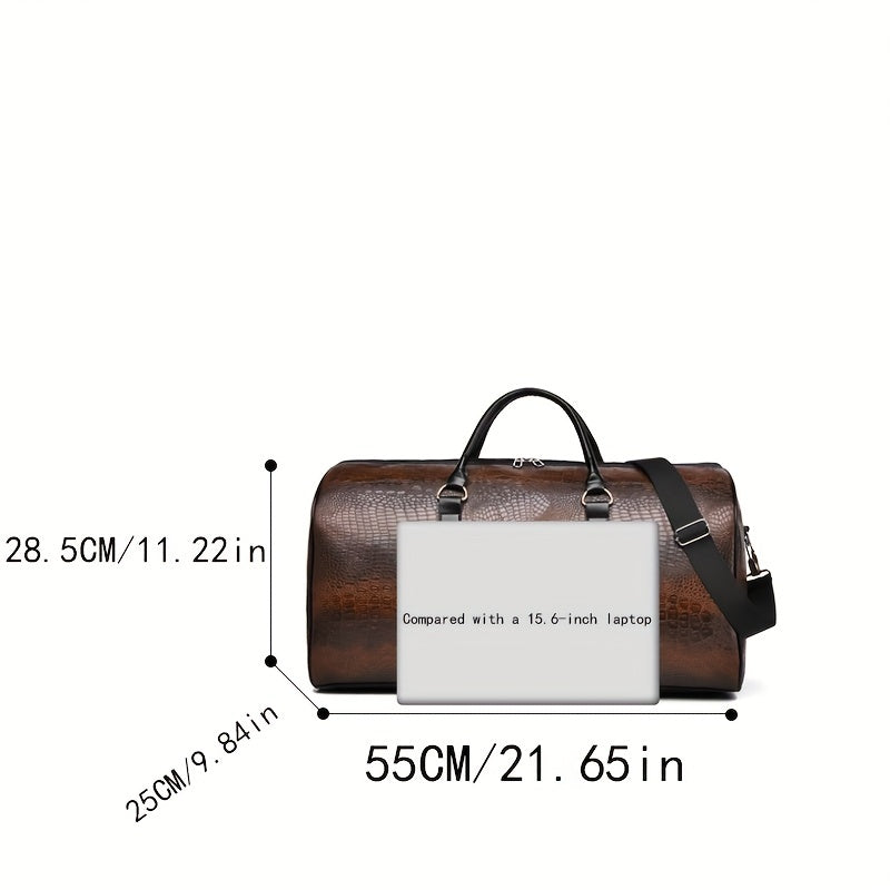 Men'S Portable Sports Gym Bag with a Wet And Dry Separation Pocket, Made of, Suitable for Short Trips, Business Travel, And Vacations for Both Men And Women.