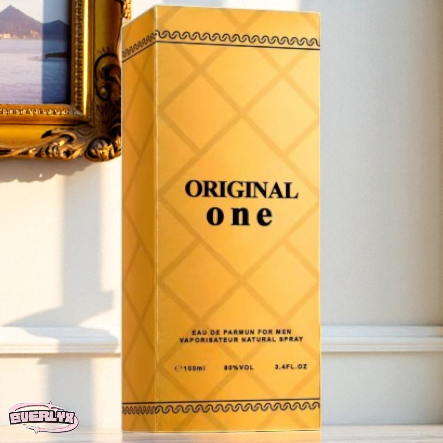Everlyx - Original One Perfume Eau De Parfum 100Ml - Intense Masculine Fragrance with Spicy And Warm Notes - Inspired by Success - Ideal for Elegant And Adventurous Men - Shipping to Spain Within 24/72 Hours