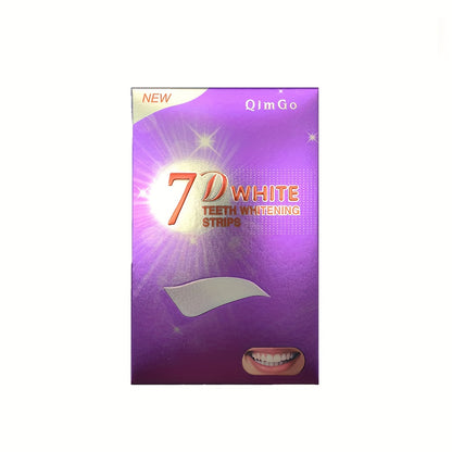 28pcs/14pairs 7D Purple Teeth Strips - Paraben-Free, Daily & Travel Use, Patches for Natural White Light Beige, Easy Apply &, Daily Teeth Care, Sleek Packaging, Parabenfree Material