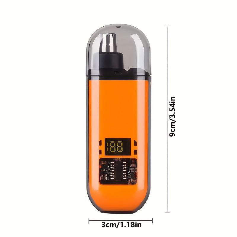 FEIYBA Electric Nose Hair Trimmer for Men & Women - USB Rechargeable, Intelligent Battery Display