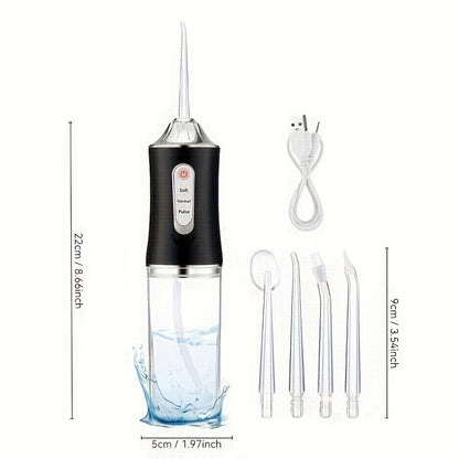 Electric Water Flosser, Intelligent Chip Precise Pressure Control, 360 Degree Rotating Nozzle, Oral Irrigator, Deeply Clean Teeth and Gums, Father's Day Gift