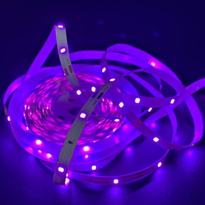 HBOWMDJIA USB-Powered Flexible LED Strip Light, Push Button Control