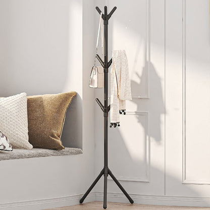 1pc Minimalist 9-Branch Coat Rack – Perfect for Hanging Clothes, Jackets, Trench Coats, Caps, Bags & Accessories with Ease. Black and White Design Complements Any Decor Style to Keep Your Space Neatly Organized