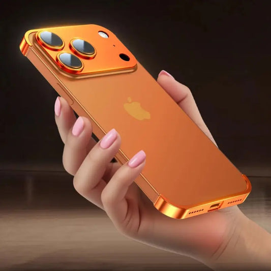 Compatible with for iphone 17 Pro / Pro Max/Air, This Uniquely Shaped Metal Corner Pad Offers Lens Protection And Is Made of Aluminum Alloy. It Provides a Bare Device Feel, Efficient Heat Dissipation, And Is Lightweight. It I