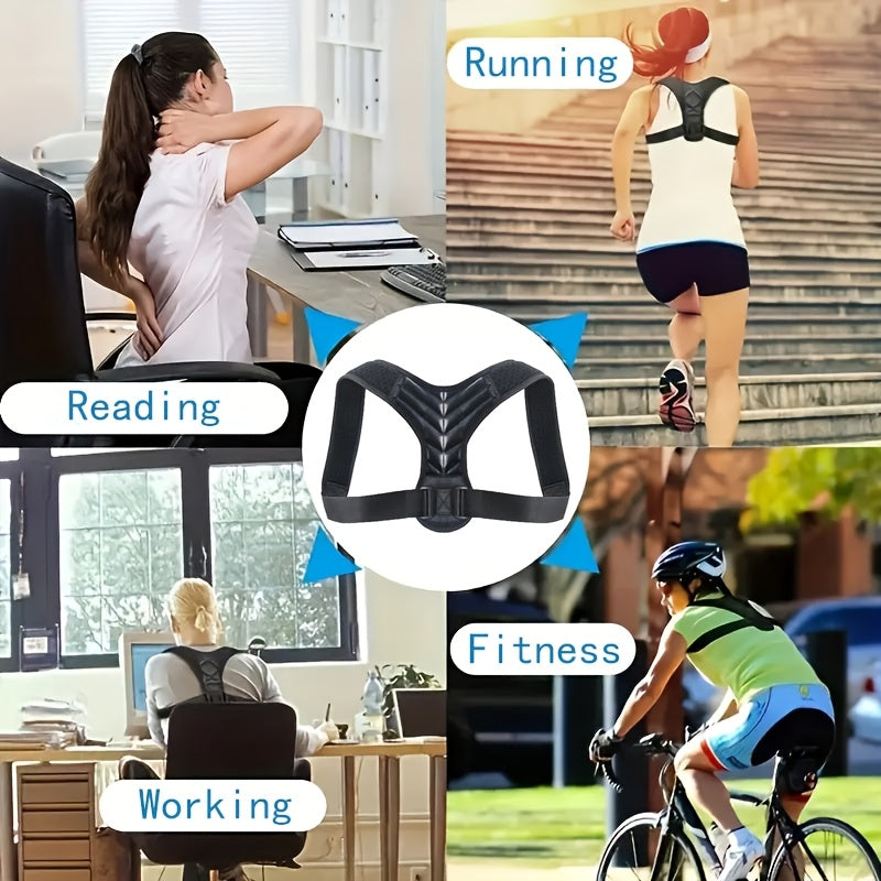 Universal Back Support Brace for Improved Posture