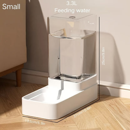 Automatic Dog Feeder and Dog Water Dispenser. Gravity Pet Feeder and Water Dispenser for Dogs Cats Pets Animals