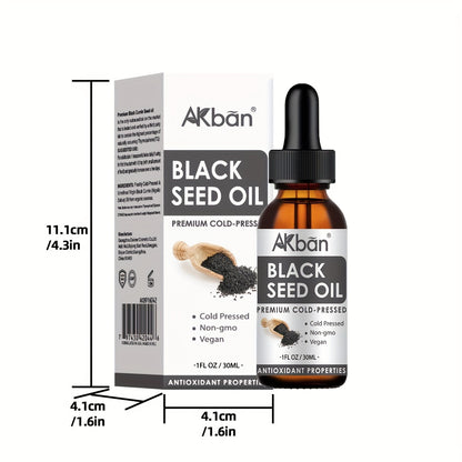 Black Seed Oil - Cold-Pressed Nigella Sativa Black Cumin Seed Oil