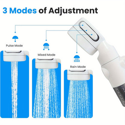 Upgraded Electric Shower Pump with Intelligent Digital Display - USB-Powered Portable Camping Shower, Heavy-Duty Electric Cleaning Pump with Multiple Spray Modes & Fast Pumping for RV, Boat, Outdoor, Travel - Compact Cleaning