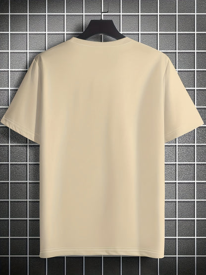 Men'S Milano 96 Graphic Tee - Casual Short Sleeve Crew Neck T-Shirt, Soft Polyester Fabric with Slight Stretch, Regular Fit, Green with White Lettering, Perfect for Casual Attire