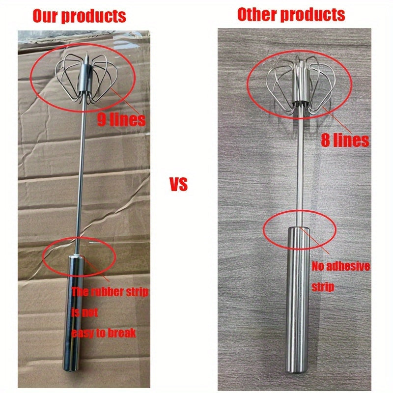 1pc Multifunctional Stainless Steel Whisk & Milk Frother