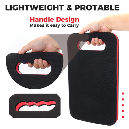 1pc EVA Knee Pad, EVA Car Repair Mat, Garden Kneeling Cushion, Foam Knee Pad, Thickened EVA Foam Garden Kneeling Mat, Portable Outdoor Pillow, Wide and Thickened with Handle for Easy Carrying, Suitable for Auto Workshop or Ou