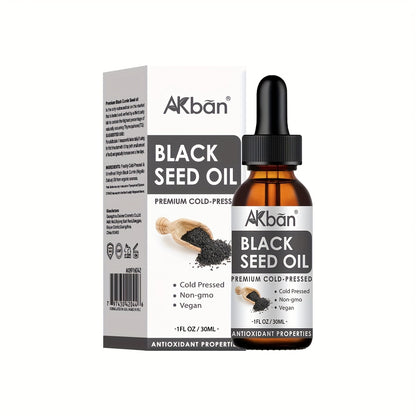 Black Seed Oil - Cold-Pressed Nigella Sativa Black Cumin Seed Oil