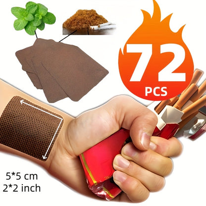Mint Leaf & Tar Aroma Stickers - Long-Lasting 72-Hour Fresh Mint Scent, Natural Nicotine-Free Odor Neutralizer Patches, Plant-Based Anti-Cigarette Smoke Sticky for Clothing, Cars, Homes - Multi-Pack Options Available, Clothin