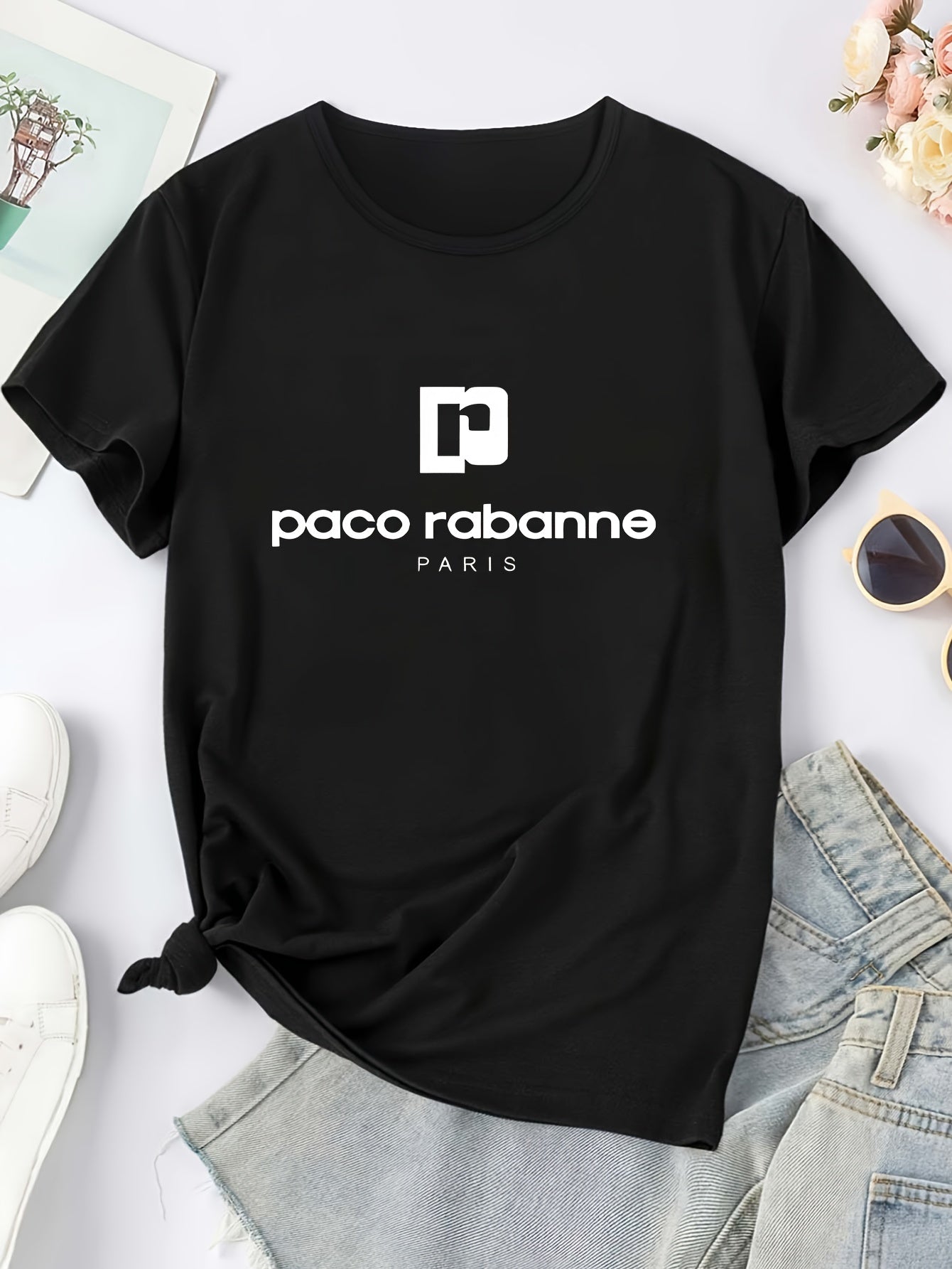 Women'S Soft Pink T-Shirt - Minimalist Elegant Y2K Retro Graphic Tee with Bold Lettering - Everyday Casual & Formal Outfits - Sizes S-XXL - Non-See-Through Fabric - Women'S Fashion Top, Ladies T Shirts, Versatile Clothing, Me