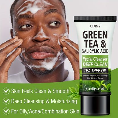 XIOIMY Green Tea & Salicylic Acid Facial Cleanser - 60g
