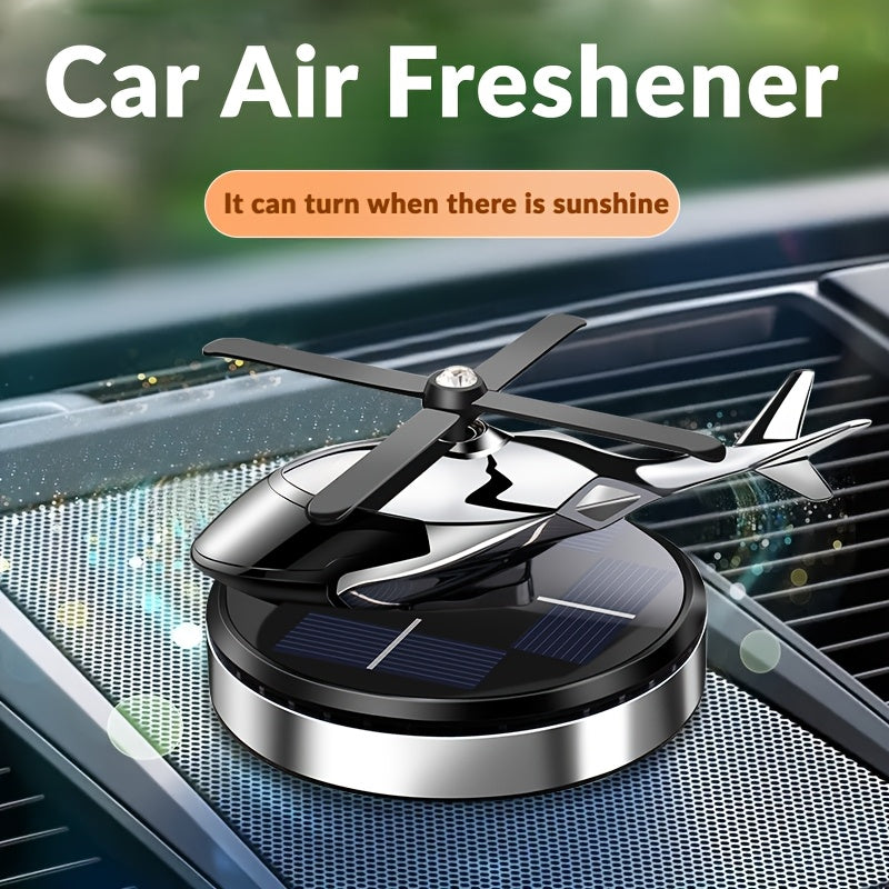 AAZRZRZ Car Air Freshener Diffuser with 2 Scent Pads - Stylish Helicopter & Car Interior Decor, Non-Toxic Paper-Based Fragrance for Enhanced Air Quality