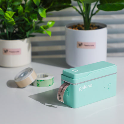 Portable Label Printer And Label Paper, P31S Mini Label Printer, Wireless Connection, No Need for Ink Or Toner, Suitable for Smartphones, Home, Office, School, Equipped with a Roll of Self-Adhesive Label Paper, Available in D