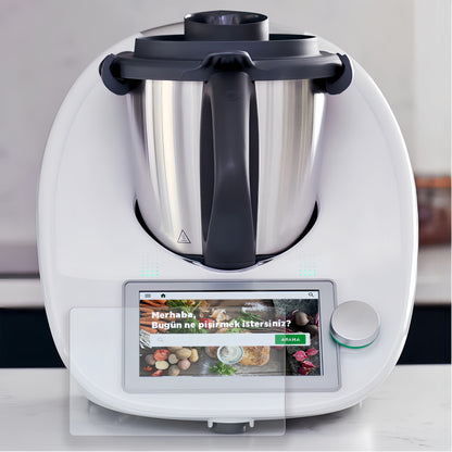 2pcs TM7 TM6 Screen Protector Compatible with Thermomix TM7 TM6 Tempered Glass High Alumina Tempered Glass Blender Kitchen Accessories Protector film