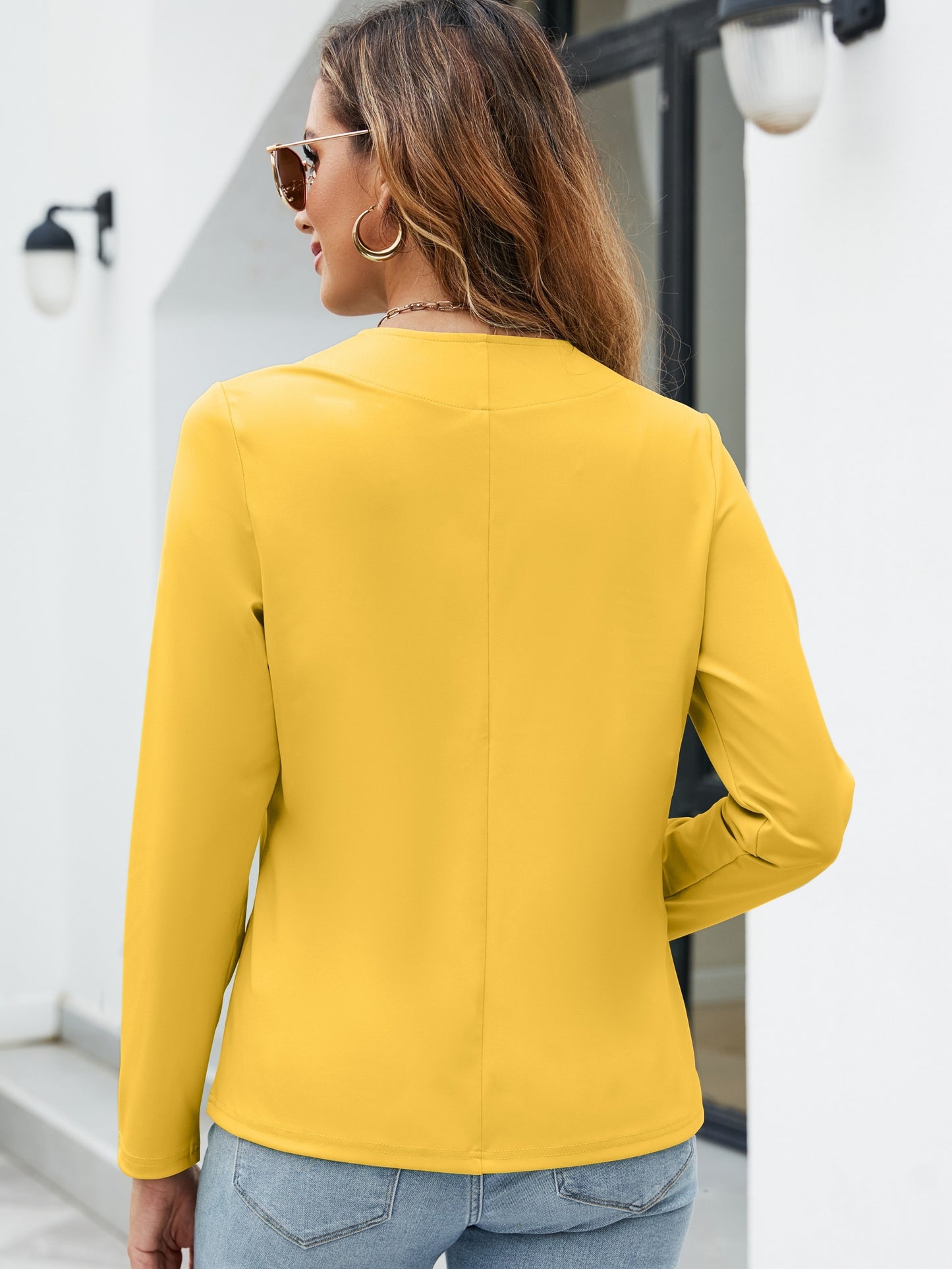Solid Color Casual Cardigan from Europe And America