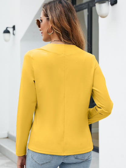 Solid Color Casual Cardigan from Europe And America
